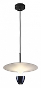 Подвесной светильник Lussole Irvine LSP-7081 цвет плафона/подвески Белый, Синий, Черный, цвет арматуры Черный-1