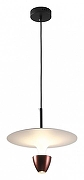 Подвесной светильник Lussole Irvine LSP-7082 цвет плафона/подвески Белый, Красный, Черный, цвет арматуры Черный-1