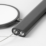 Подвесной светильник Lussole Aberdeen LSP-7084 цвет плафона/подвески Белый, Черный, цвет арматуры Черный-4