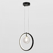 Подвесной светильник Lussole Lancaster LSP-7088 цвет плафона/подвески Прозрачный, цвет арматуры Черный-1