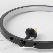 Подвесной светильник Lussole Lancaster LSP-7088 цвет плафона/подвески Прозрачный, цвет арматуры Черный-4