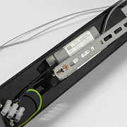 Подвесной светильник Lussole Kent LSP-7090 цвет плафона/подвески Прозрачный, цвет арматуры Черный-6