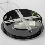 Подвесной светильник Lussole Kent LSP-7091 цвет плафона/подвески Прозрачный, цвет арматуры Черный-4