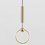 Подвесной светильник Lussole Lubbock LSP-7093 цвет плафона/подвески Белый, Бронза, цвет арматуры Бронза