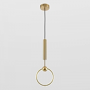 Подвесной светильник Lussole Lubbock LSP-7093 цвет плафона/подвески Белый, Бронза, цвет арматуры Бронза-1