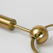 Подвесной светильник Lussole Lubbock LSP-7093 цвет плафона/подвески Белый, Бронза, цвет арматуры Бронза-4