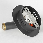 Бра Lussole Cozy LSP-7099 цвет плафона/подвески Черный, цвет арматуры Бронза, Черный-3