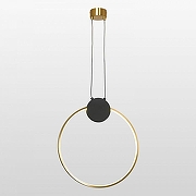 Подвесной светильник Lussole Lowell LSP-7107 цвет плафона/подвески Белый, Бронза, цвет арматуры Бронза, Черный-1