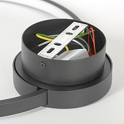 Бра Lussole Lowell LSP-7108 цвет плафона/подвески Белый, Черный, цвет арматуры Черный-3