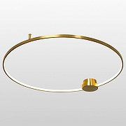 Накладной светильник Lussole Lowell LSP-7111 цвет плафона/подвески Белый, Бронза, цвет арматуры Бронза