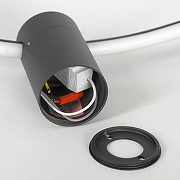 Бра Lussole Lowell LSP-7113 цвет плафона/подвески Белый, Черный, цвет арматуры Черный-4