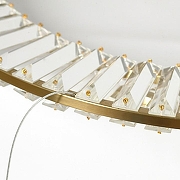 Подвесной светильник Lussole Kent LSP-7122 цвет плафона/подвески Прозрачный, цвет арматуры Бронза-3