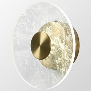 Накладной светильник Lussole Duval LSP-7145 цвет плафона/подвески Прозрачный, цвет арматуры Золото