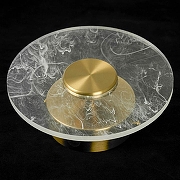 Накладной светильник Lussole Duval LSP-7145 цвет плафона/подвески Прозрачный, цвет арматуры Золото-2