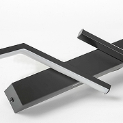 Накладной светильник Lussole Alachua LSP-7147 цвет плафона/подвески Белый, Черный, цвет арматуры Черный-1