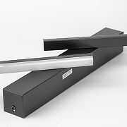 Накладной светильник Lussole Alachua LSP-7147 цвет плафона/подвески Белый, Черный, цвет арматуры Черный-2