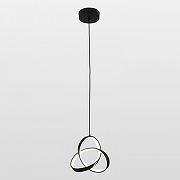 Подвесной светильник Lussole Aberdeen LSP-7151 цвет плафона/подвески Белый, Черный, цвет арматуры Черный-1