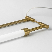 Подвесной светильник Lussole Bradford LSP-7153 цвет плафона/подвески Прозрачный, цвет арматуры Бронза-2