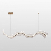 Подвесной светильник Lussole Bradford LSP-7159 цвет плафона/подвески Прозрачный, цвет арматуры Золото-1