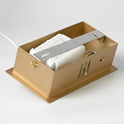 Подвесной светильник Lussole Bradford LSP-7159 цвет плафона/подвески Прозрачный, цвет арматуры Золото-6