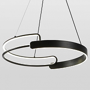 Подвесной светильник Lussole Bradford LSP-7160 цвет плафона/подвески Белый, Черный, цвет арматуры Черный