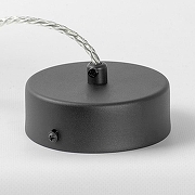 Подвесной светильник Lussole Floyd LSP-7172 цвет плафона/подвески Оранжевый, цвет арматуры Черный-2