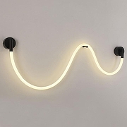 Бра Lussole River LSP-7180 цвет плафона/подвески Белый, цвет арматуры Черный