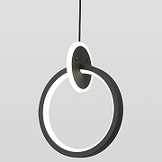 Подвесной светильник Lussole Alachua LSP-7181 цвет плафона/подвески Белый, Черный, цвет арматуры Черный