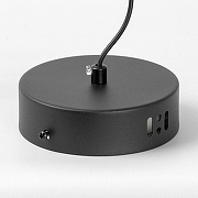 Подвесной светильник Lussole Alachua LSP-7181 цвет плафона/подвески Белый, Черный, цвет арматуры Черный-4