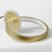 Подвесной светильник Lussole Alachua LSP-7182 цвет плафона/подвески Белый, Золото, цвет арматуры Золото-2