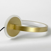 Подвесной светильник Lussole Alachua LSP-7182 цвет плафона/подвески Белый, Золото, цвет арматуры Золото-3