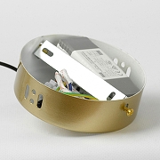 Подвесной светильник Lussole Alachua LSP-7182 цвет плафона/подвески Белый, Золото, цвет арматуры Золото-5