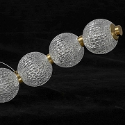 Подвесной светильник Lussole Cayuga LSP-7184 цвет плафона/подвески Прозрачный, цвет арматуры Бронза-2