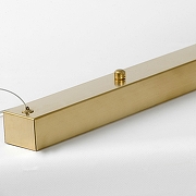 Подвесной светильник Lussole Cayuga LSP-7184 цвет плафона/подвески Прозрачный, цвет арматуры Бронза-3