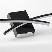 Бра Lussole Alachua LSP-7186 цвет плафона/подвески Белый, Черный, цвет арматуры Черный-2