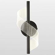 Бра Lussole Bradford LSP-7187 цвет плафона/подвески Прозрачный, цвет арматуры Черный