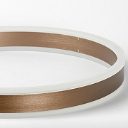 Подвесной светильник Lussole Grant LSP-7192 цвет плафона/подвески Белый, Коричневый, цвет арматуры Коричневый-2