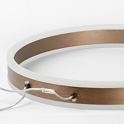 Подвесной светильник Lussole Grant LSP-7192 цвет плафона/подвески Белый, Коричневый, цвет арматуры Коричневый-3