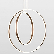 Подвесной светильник Lussole Grant LSP-7193 цвет плафона/подвески Белый, Коричневый, цвет арматуры Коричневый