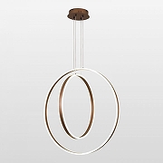 Подвесной светильник Lussole Grant LSP-7193 цвет плафона/подвески Белый, Коричневый, цвет арматуры Коричневый-1