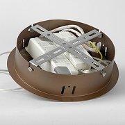 Подвесной светильник Lussole Grant LSP-7193 цвет плафона/подвески Белый, Коричневый, цвет арматуры Коричневый-4