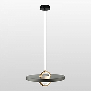 Подвесной светильник Lussole Ketchikan LSP-7198 цвет плафона/подвески Бронза, Черный, цвет арматуры Черный-1