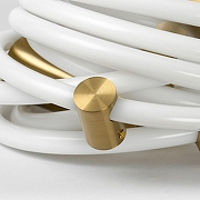 Подвесной светильник Lussole LSP-721 LSP-7215 цвет плафона/подвески Белый, цвет арматуры Золото-3