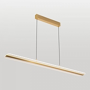 Подвесной светильник Lussole Wakulla LSP-7224 цвет плафона/подвески Прозрачный, цвет арматуры Золото-1