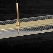 Подвесной светильник Lussole Wakulla LSP-7224 цвет плафона/подвески Прозрачный, цвет арматуры Золото-3