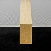 Накладной светильник Lussole Wakulla LSP-7225 цвет плафона/подвески Прозрачный, цвет арматуры Золото-2