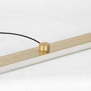 Подвесной светильник Lussole Taylor LSP-7233 цвет плафона/подвески Белый, Золото, цвет арматуры Золото-3