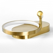 Бра Lussole Clay LSP-7237 цвет плафона/подвески Белый, Золото, цвет арматуры Золото-2