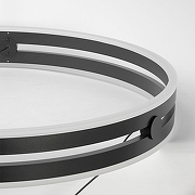 Подвесной светильник Lussole Dade LSP-7249 цвет плафона/подвески Белый, Черный, цвет арматуры Черный-2