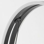 Подвесной светильник Lussole Dade LSP-7249 цвет плафона/подвески Белый, Черный, цвет арматуры Черный-3